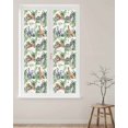 thumbnail image 2 of Window Privacy Film Tropical Animals Stained Glass Window Film Decorative Sun Block Window Cover Summer Elephant Giraffe Leopard Zebra Window Clings Static Adhesive Sticker for Bathroom 23.6"x78.7", 2 of 7