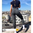 thumbnail image 5 of QRIC Yoga Pants for Women - High Waisted Tummy Control Ruched Booty Leggings With Pockets, 5 of 6