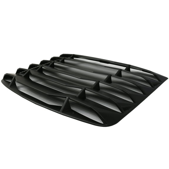Ikon Motorsports Compatible with 03-08 Nissan 350Z IKON Matte Black Rear Window Louver Sun Shade Cover Windshield Vent ABS 2003 2004 2005 2006 2007 2008