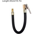 thumbnail image 3 of Tyre Inflator Pump Hose,motorcycle Valve Air Rubber Hose Locking Tire Chuck W/clip For Motorcycle Car Bicycle Pipe Air Tool, 3 of 5