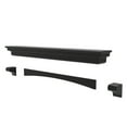 thumbnail image 3 of Saint Birch Black 72" Fireplace Mantel with Corbels and Arch, 3 of 8
