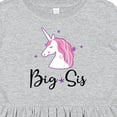 thumbnail image 4 of Inktastic Big Sis Unicorn Girls Sister Announcement Girls Toddler Dress, 4 of 5