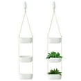 Rectangular Hanging Planter, 3Tier Hanging Plant Pot, Rustic Hanging