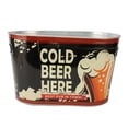 thumbnail image 2 of Beer Ice Bucket, Beautifully Coated Multipurpose Retro Leakproof Tinplate Ice Bucket  For Bar, 2 of 7