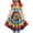1207Watermelon Red2462, variant on Rggeeun Toddler Girls Summer Dresses Double Layer Flutter Sleeve Flowy A-Line Dress Casual Gradient Midi Dresses Birthday O-Neck Sundress