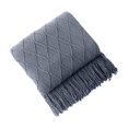 thumbnail image 2 of Tgbvmt Soft Knitted Blanket, Fringed Sofa Throw Blanket, Cozy Sleeping Blanket, 180x130cm, Comfortable and Stylish for Cuddling, Available in Multiple Colors, Machine Washable and Soft, 2 of 6