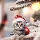 thumbnail image 2 of Adorno Navideño De Acrílico 2D Con Gato Divertido Adorno De Acrílico Con Gato Adorno Navideño De Acrílico Con Doble Impresión Colgante Navideño Divertido Regalo De Navidad Colgante Divertido 1 Unidad, 2 of 5