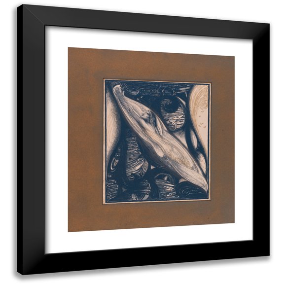 Richard Nicolaüs Roland Holst 12x13 Black Modern Framed Museum Art Print Titled - De Parela Pug (1918)
