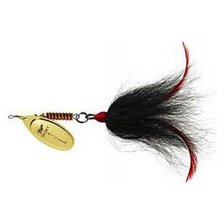 Mepp s Musky Killer Spinnerbait Gold-BLK Tail