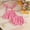 Pink, variant on Amidoa Girls 2 Piece Outfits Summer Clothes Ruffle Sleeve Cute T-Shirt and Shorts Casual Kids Clothing Sets,Beige Size 9