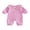 Pink, variant on Loicainy Infant Baby Girl Plaid Romper 3 6 9 12 18 Month Casual Button Down Doll Collar Long Sleeve Infant Jumpsuit