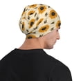 thumbnail image 5 of Naloa Sunflowers And Bee Soft Beanie Hat, Knit Beanie Daily Beanie in Fine Knit for Women Men Winter Travel, Outdoor, 5 of 7