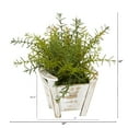 thumbnail image 2 of Nearly Natural 12in. Rosemary Artificial Plant in Chair Planter, 2 of 2