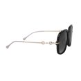 thumbnail image 3 of Gucci Women's GG Horsebit Rounded Sunglasses Black, 3 of 3