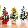 thumbnail image 2 of Árbol de bolas de 20 cm, mini regalo, árbol decorativo de Navidad, centro comercial para el día de Navidad, adornos decorativos de escritorio, árbol pequeño, 2 of 5