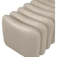 thumbnail image 5 of Meridian Furniture Atticus Taupe Vegan Leather Bench, 5 of 8
