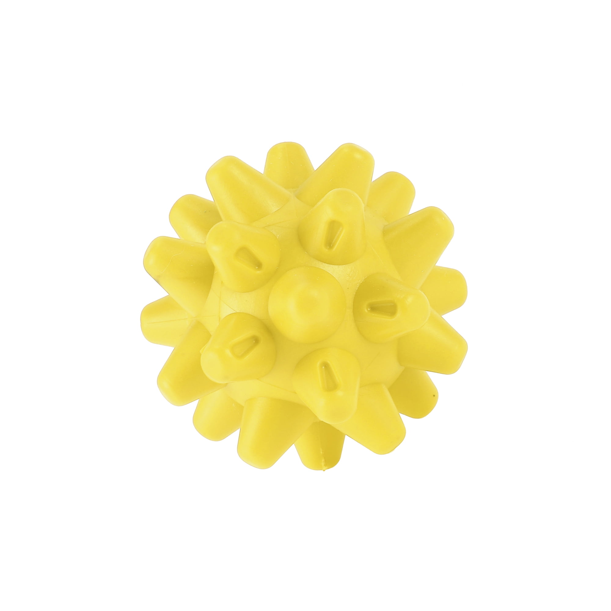 Unique Bargains 1 Pc Spiky Massage Ball for Travel Home Office Yellow