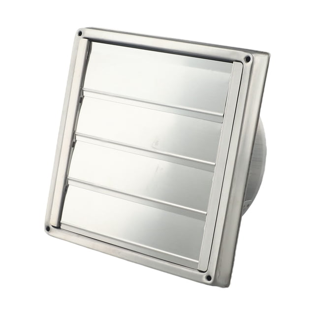 4/5/6Inch Stainless Steel Gravity Grille Duct Vent Cover with Non-Return Louver