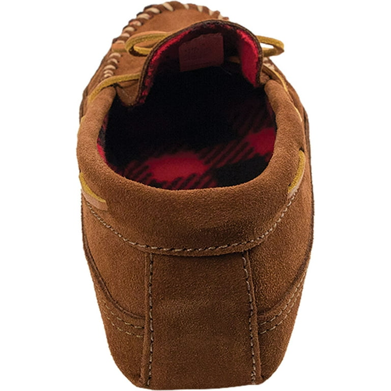 Minnetonka Mens Double Bottom Fleece Slipper Walmart