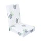thumbnail image 1 of Fundas elásticas para sillas de comedor, fundas protectoras para asientos para decoración del hogar Flor gris, 1 of 7