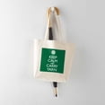 thumbnail image 5 of CafePress - Green Keep Calm And Carry Yarn Tote Bag - Unisex Canvas Tote Bag, Beige, 1-Piece, 5 of 7