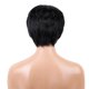 thumbnail image 5 of Peluca corta de cabello humano y fibra sintética Yinane Cosplay 20 cm, 5 of 8