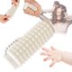 thumbnail image 3 of Keychain Spiky Grippie Stim Calmante para Alivio Del Estrés () Blanco, 3 of 9