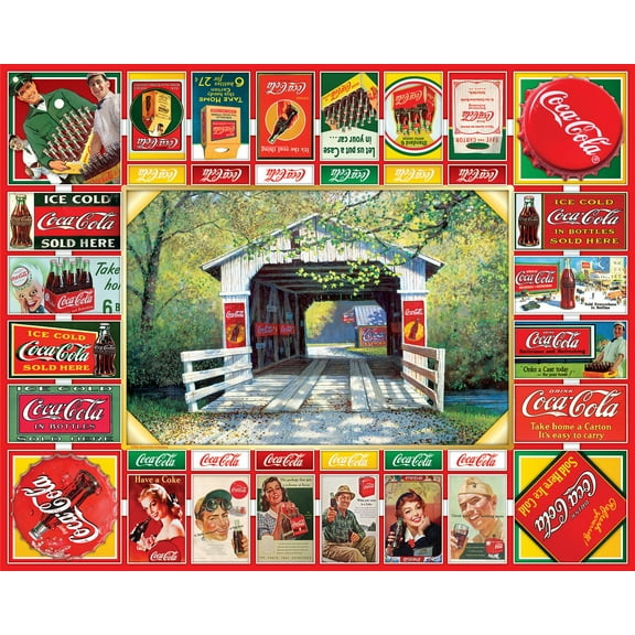 Springbok 1000 Piece Coca Cola Gameboard Jigsaw Puzzle for Adults  - Made in USA