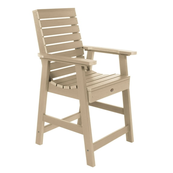 Weatherly Eco-Friendly Recycled Plastic Counter Armchair