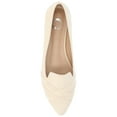 thumbnail image 5 of Journee Womens Mindee Slip On Pointed Toe Loafer Dress Flats, Widths Available, 5 of 10