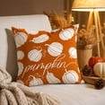thumbnail image 7 of Yeciiwht Fall Pumpkin Maple Leaf Throw Pillow Cover – 18x18 inch Linen Cushion Case for Thanksgiving Sofa, Couch, Bed & Outdoor Decor, 7 of 7