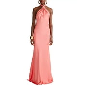 Halston womens Emie Gown, 2, Pink