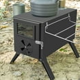 thumbnail image 1 of Tente de Camp Extérieure Bois de Chauffage Portable Multifonctionnel avec Cheminée Détachable Tente de Camp Extérieure Bois de Chauffage Portable Multifonctionnel avec Cheminée Détachable, 1 of 6