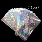Ana 18pcs 20x10cm Flasher/Dodger/Lure Reflective Holographic Fishing Lure Tape