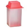thumbnail image 5 of Reusable Pickle Jar with Built-In Strainer Lid, BPA-Free Red Condiment & Pickle Container, Easy Open Lid for Mess-Free Food Storage, 5 of 9