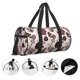 thumbnail image 3 of Easygdp Retro Red Black Roses Bolsa de Viaje, Bolsa de Mano, Bolsa de Gimnasio, Bolsa de Equipaje para Viaje, 3 of 6