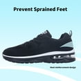 thumbnail image 5 of B BESUNEW Men Running Tennis Shoes Fashion Sneakers Comfortable Walking Sports Gym Non Slip Shoes US 7-12.5, 5 of 10