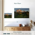 thumbnail image 4 of Elephant Stock Sunrise Over Mt. Baker Wall Art - Horizontal Canvas Wall Art - Living Room Wall Decor - Nature Canvas - Green And Blue Decor - 24" x 16", 4 of 8