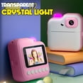thumbnail image 6 of CheAAlet Kids instant Print Camera 2.0" Screen - Toddler Toy for Boys & Girls Age 3-12, Portable Festival Gift, Video Recording, APP Printing, DIY Coloring, 1200mAh Battery Pink, 6 of 8