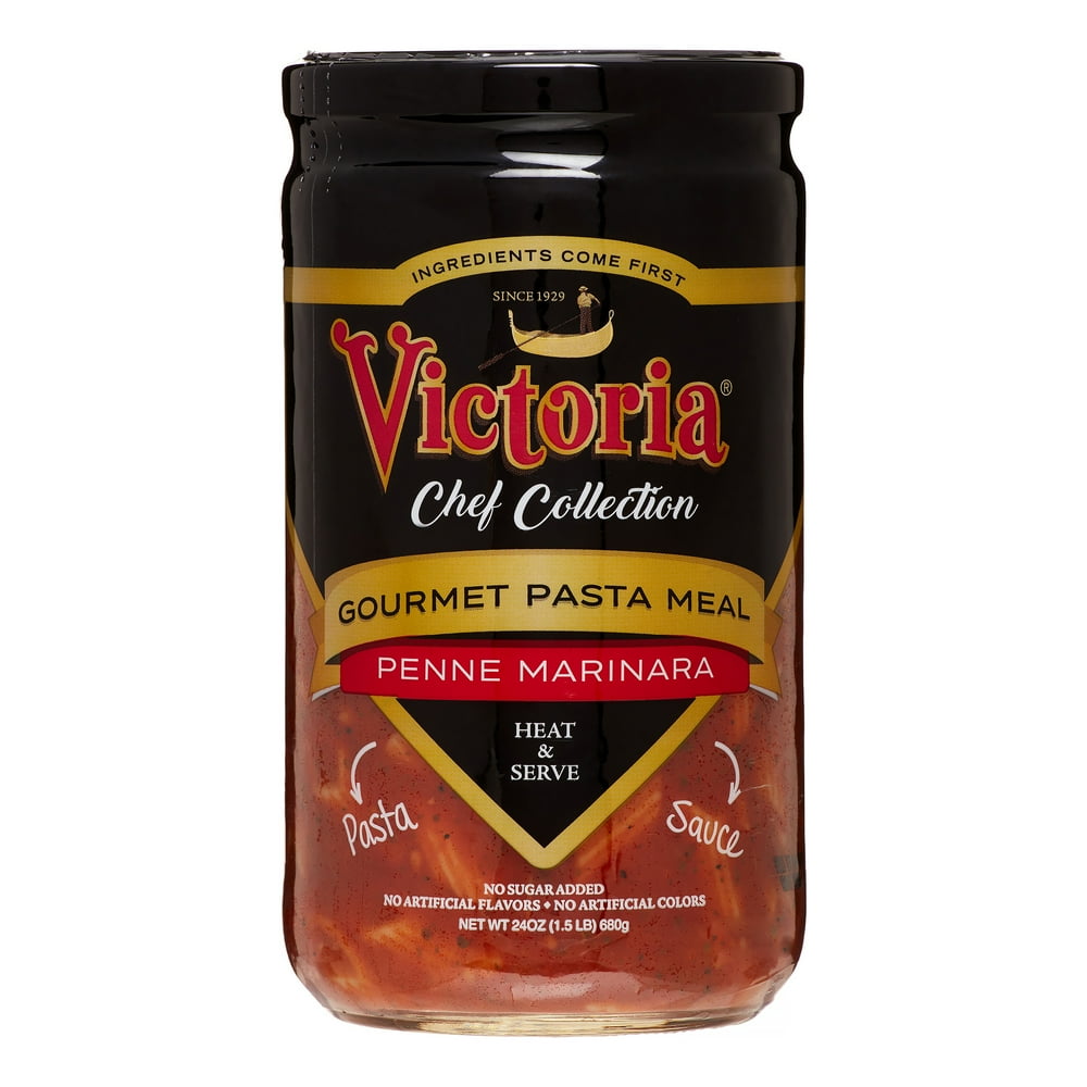 Victoria Chef Collection Gourmet Pasta Meal, Penne Marinara, 24 Fl Oz