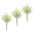 thumbnail image 2 of 3 piezas de decoración de flores artificiales de simulación de plantas verdes artificiales de decoración de plantas verdes, 2 of 6