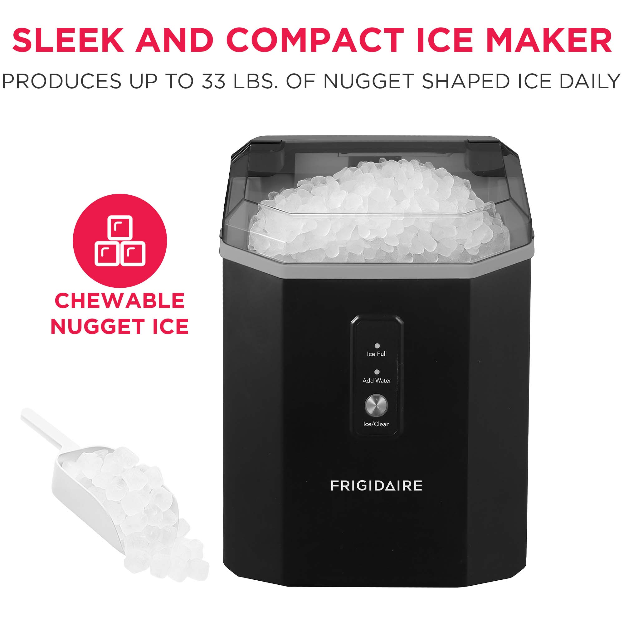 Frigidaire 33 lbs. Nugget Ice Maker, Countertop photo 4