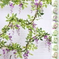 thumbnail image 2 of Artificial Garland Fake Plants Ivy Wisteria Flowers Hanging Plants Wedding Decor, 2 of 4