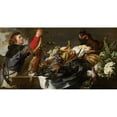 thumbnail image 3 of Frans Snyders 14x9 Black Modern Framed Museum Art Print Titled - Still Life with Huntsman (C. 1615), 3 of 5