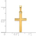 thumbnail image 2 of 14k Yellow Gold Polished Latin Cross Pendant - Measures 27x12mm Wide, 2 of 2