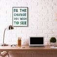 thumbnail image 7 of Be The Change Pastel Letters Kids Inspirational Word Design XXL Framed Giclee Texturized Art by Daphne Polselli, 7 of 7