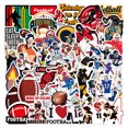 thumbnail image 1 of Paquete de pegatinas de fútbol de los Miami Dolphins, 50 unidades, impermeable, 1 of 2
