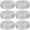Silver, variant on MRLESS 4pcs Round Tin Box with Lid Large Cookie Tin Treats Canister with Clear Window Empty Tins Round Empty Containers for Cosmetics Crafts Food Storage Party Favors