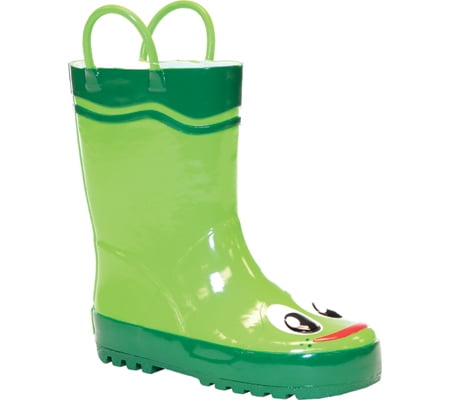 Western Chief Boys Waterproof Printed Rain Boot with Easy Pull On Handles 12 M US Little Kid Fritz the Frog