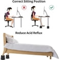 thumbnail image 3 of Bed Riser Bed Risers, Furniture Risers, Furniture Leg Add 5CM Height Floor Protection (4 Pcs, Black), 3 of 5
